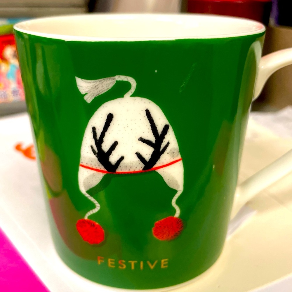 Kate Spade FESTIVE by Lenox - hat graphics Ceramic Mug